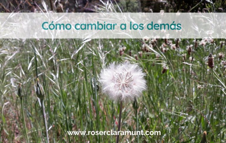 hábitos para cambiar a los demás - blog Roser Claramunt